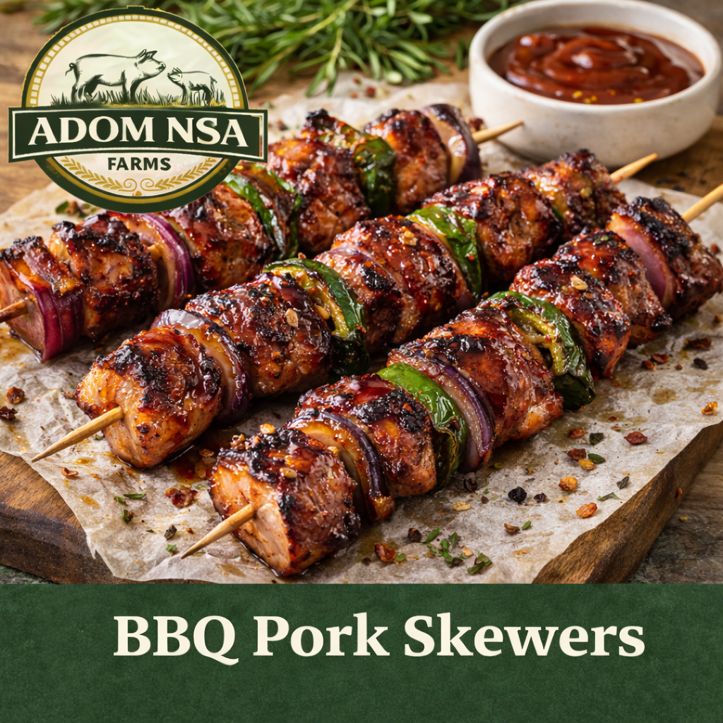 BBQ Pork Skewers